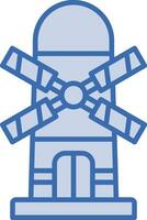 Windmill Vector Icon