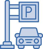 Parking Area Vector Icon