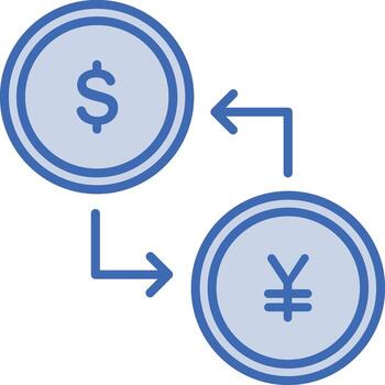 icono de vector de conversión