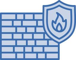 icono de vector de firewall