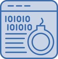 Cyber Bomb Vector Icon