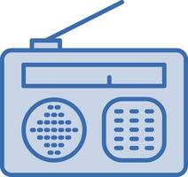 icono de vector de radio