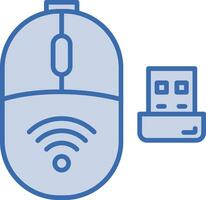 Wireless Mouse Vector Icon
