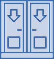 Exit Door Vector Icon