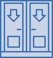 Exit Door Vector Icon