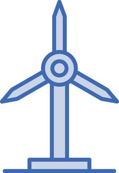 icono de vector de molino de viento
