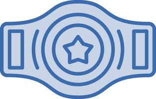Champion Belt Vector Icon