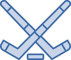 icono de vector de hockey sobre hielo
