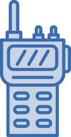 icono de vector de walkie-talkie