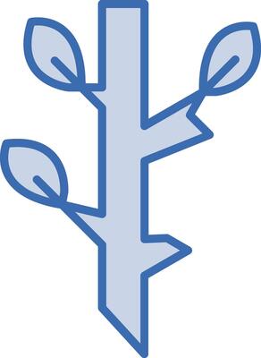 Tree Branch Vector Icon