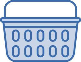 Laundry Basket Vector Icon