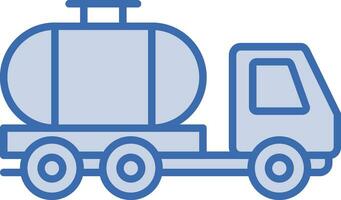 Water Tanker Vector Icon