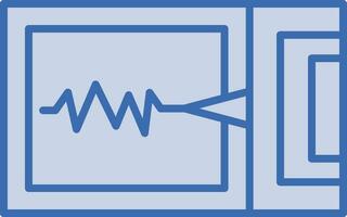 sismógrafo vector icono