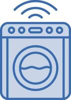 Smart Washing Machine Vector Icon