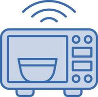 Smart Microwave Vector Icon