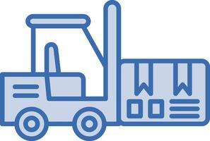 Forklift Vector Icon