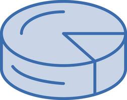 3D Pie Chart Vector Icon