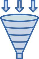 Funnel Chart Vector Icon