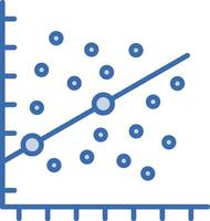 Scatter Plot Vector Icon