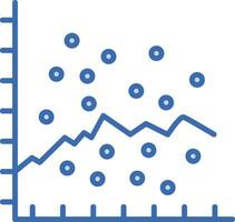 Scatter Graph Vector Icon