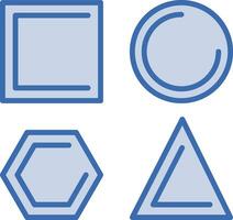 Geometric Shapes Vector Icon