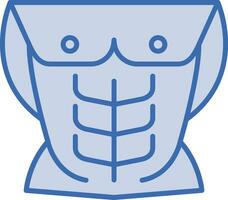 abdominales vector icono