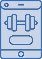 Gym App Vector Icon
