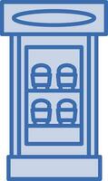 Cafe Showcase Vector Icon