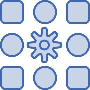 Pattern System Vector Icon