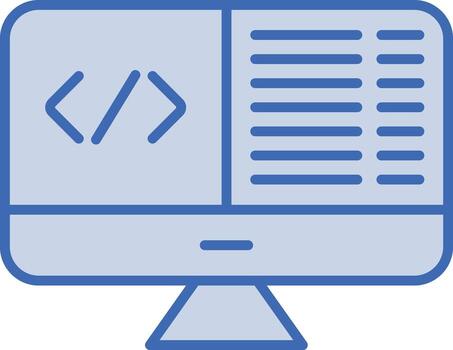 icono de vector de programación web