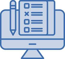 Online Exam Vector Icon