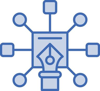 diseño algoritmo vector icono