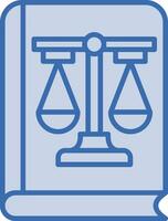 Law Book Vector Icon