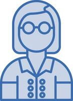 Female Professor Vector Icon