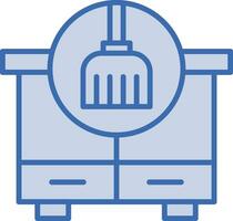 limpiar el polvo vector icono