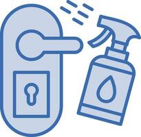 Cleaning Door Handle Vector Icon