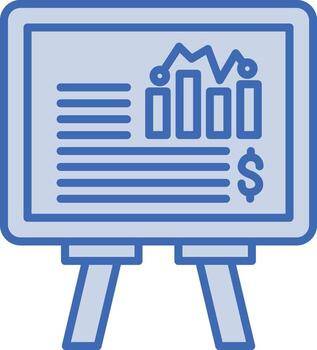 Graphical Presentation Vector Icon