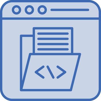 icono de vector de desarrollo web