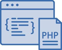 PHP Coding Vector Icon