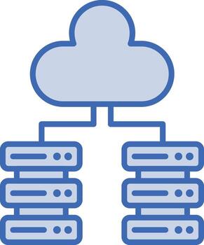 icono de vector de datos grandes