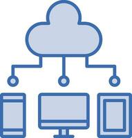 Cloud Computing Vector Icon