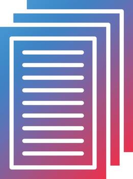 icono de vector de documento