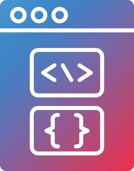 icono de vector de lenguaje de programación