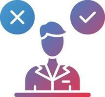 Conflicting Thoughts Vector Icon