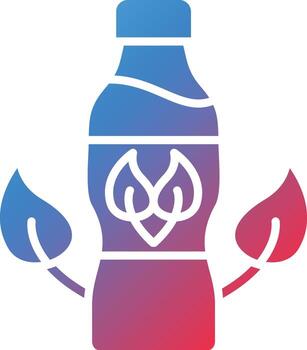 icono de vector biodegradable