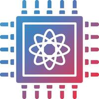 Quantum Computer Vector Icon