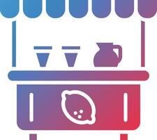 Lemonade Stall Vector Icon