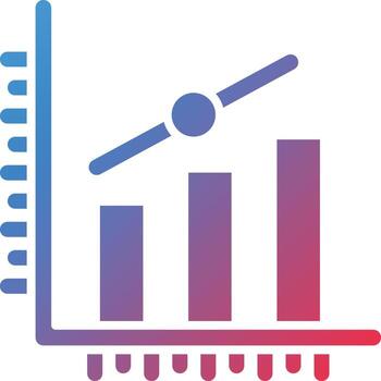 Bar Graph Vector Icon