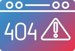 Internet servidor error vector icono