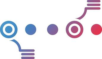 Circle Accent Timeline Vector Icon